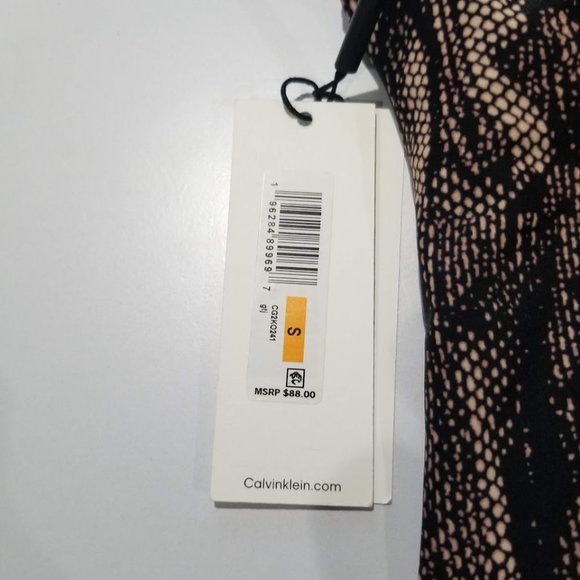Calvin Klein Printed Twist Tummy-Control Tankini Top Size Small - Picture 7 of 9